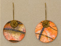 Mexican Papaya gilded with Gold Metal Leaf